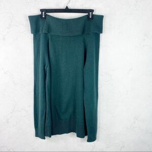 [Gap] Green Off The-Shoulder Sweater